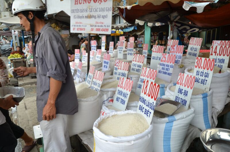 Vietnam accounted for 15 percent of global rice exports.