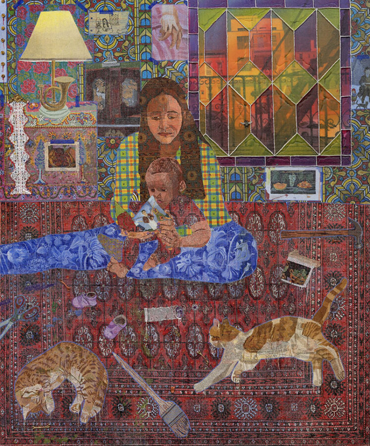 Talia Levitt, ‘Again!,’ 2025. Acrylic on canvas, 182.9 x 152.4 x 3.0 cm (72.0 x 60.0 x 1.2 in). Photo courtesy of the artist.