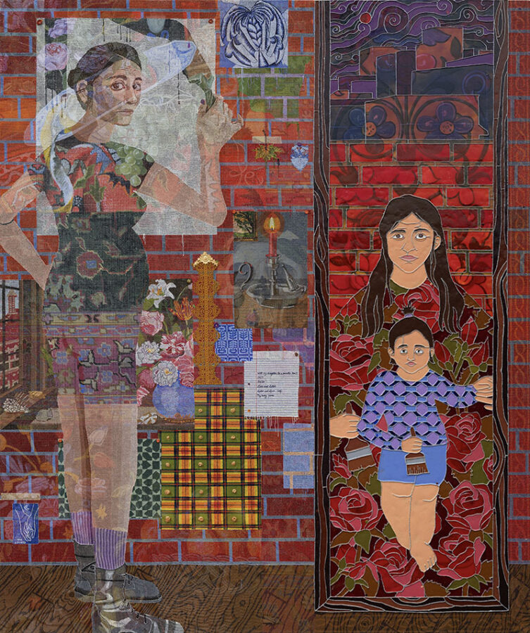 Talia Levitt, ‘Will My Daughter be a Painter Too?,’ 2025. Acrylic on canvas, 182.9 x 152.4 x 3.0 cm (72.0 x 60.0 x 1.2 in). Photo courtesy of the artist.